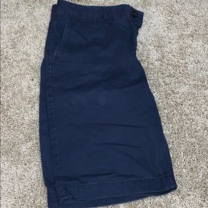 Navy Blue Khaki Shorts